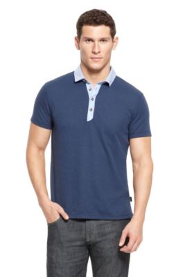 'Salino' | Slim Fit, Cotton-Blend Polo Shirt