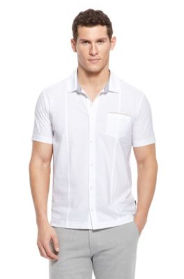 'Ispra' | Regular Fit, Cotton Button-Down Shirt