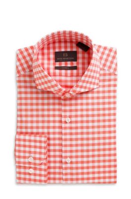 'Christo ' | Shaped Fit, Extreme Spread Collar Cotton Dress Shirt