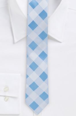 '6 cm Tie' | Silk Checked Tie