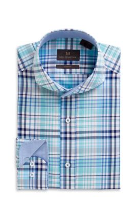'Arnault' | Classic Fit, Extreme Spread Collar Cotton Dress Shirt