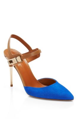 'Chendra' | Soft Suede Open Pump