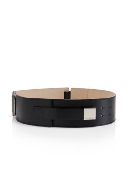 Leanna' | Wide Leather Belt