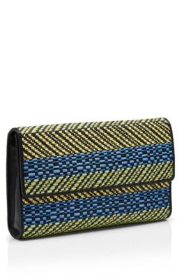 'Tammi' | Woven Leather Pouchette