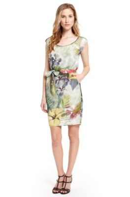'Akasusa-W' | Cotton-Silk Floral Dress