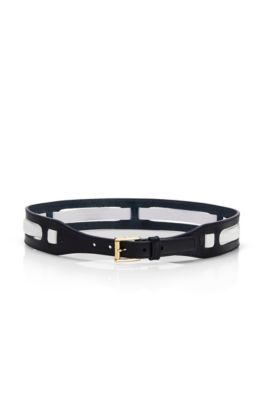 'Hannie' | Two-Tone Leather Belt
