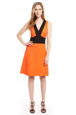 'Kumari' | Linen-Blend V-Neck Dress
