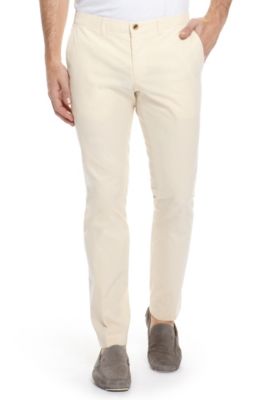 'Wing1-W' | Extra Slim Fit, Cotton-Blend Casual Pants