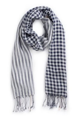 'Nart' | Cotton Mixed-Print Scarf