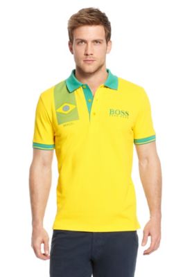 'Paddy Flag' | Modern Fit, Cotton Polo Shirt