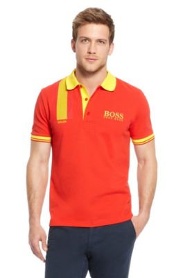 'Paddy Flag' | Modern Fit, Cotton Polo Shirt