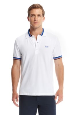 'Paule' | Slim Fit, Stretch Cotton-Blend Polo Shirt