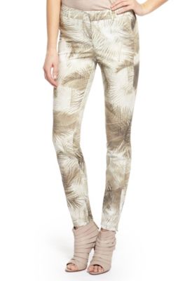 'Sonela' | Skinny Fit, Stretch Cotton Printed Pants
