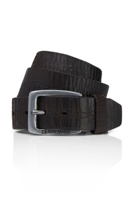 'Justos' | Distressed Leather Belt