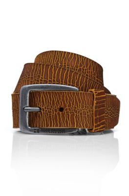 'Justos' | Distressed Leather Belt