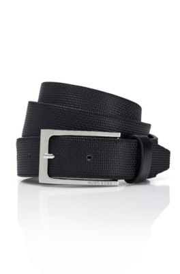 'Coriolo' | Skinny Textured Leather Belt
