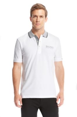 'Paddy MK' | Modern Fit, Stretch Cotton Polo Shirt