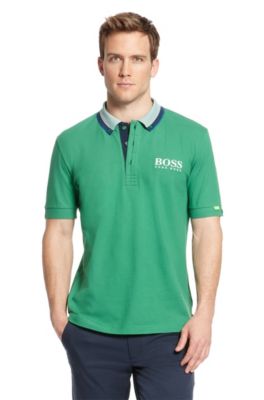 'Paddy MK' | Modern Fit, Stretch Cotton Polo Shirt