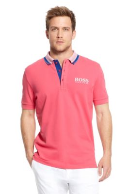 'Paddy MK' | Modern Fit, Stretch Cotton Polo Shirt