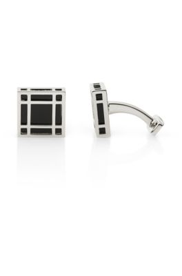 'Henriko' | Brass and Enamel Cufflink