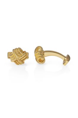 'Marino_FS' | Brass Knotted Cufflinks