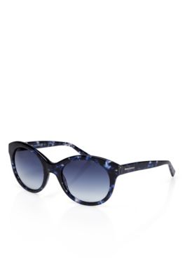 'Sunglass' | Blue Plastic Frame Sunglasses