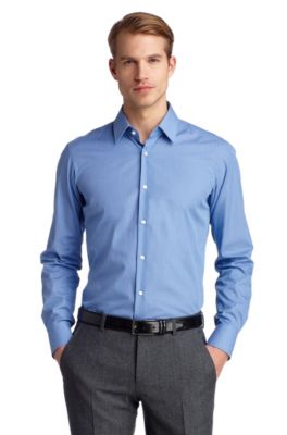 Businessoverhemd &acute;Enzo` met kentkraag