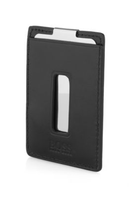 Money clip in metal from BOSS 'PEDASO', Black