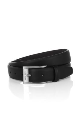 Belt with a rectangular metal buckle 'BRANDON'
