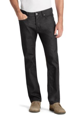 Regular fit black denim jeans &lsquo;Orange25&rsquo;