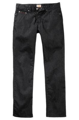Regular fit black denim jeans &lsquo;Orange25&rsquo;