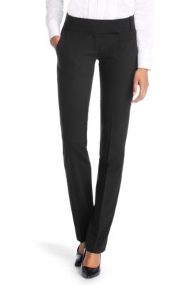 Designer trousers in blended shorn wool 'Taru5'