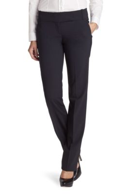 Designer trousers in blended shorn wool 'Taru5'