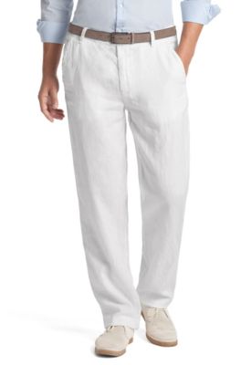 Comfort Fit, linen trousers 'Callum-W'