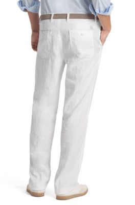 Comfort Fit, linen trousers 'Callum-W'