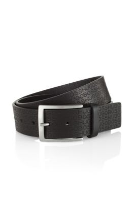 Sporty leather belt 'Sambeon'