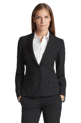 Fitted jacket made of blended new wool 'Jaelle4'