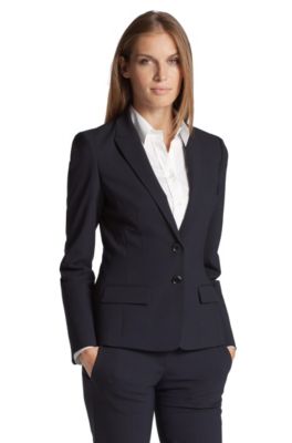 Fitted jacket made of blended new wool 'Jaelle4'