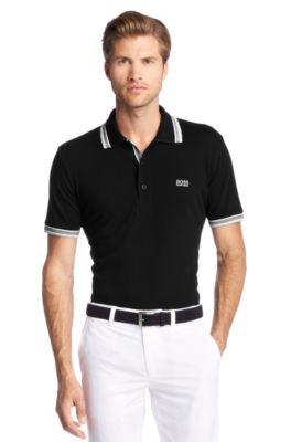 Polo shirt with stripe details 'Paddy'