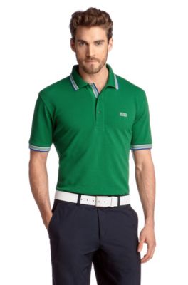 Polo shirt with stripe details 'Paddy'