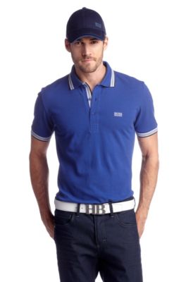 Polo shirt with stripe details 'Paddy'