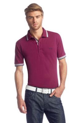 Polo shirt with stripe details 'Paddy'