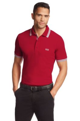 Polo shirt with stripe details 'Paddy'