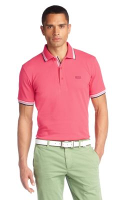 Polo shirt with stripe details 'Paddy'