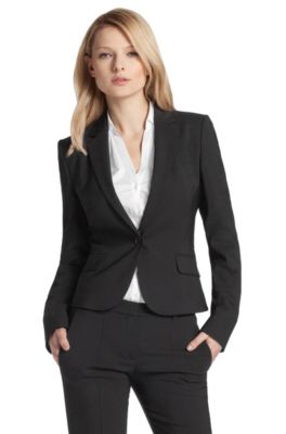 Blazer in blended shorn wool &acute;Afiraly`
