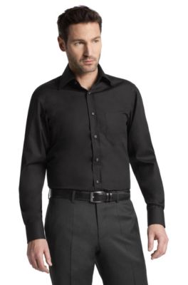 Plain dress shirt with a Kent collar 'Elton'