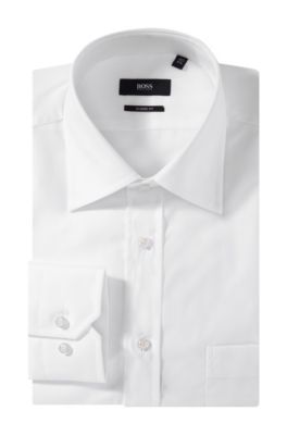 Plain dress shirt with a Kent collar 'Elton'