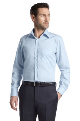 Plain dress shirt with a Kent collar 'Elton'