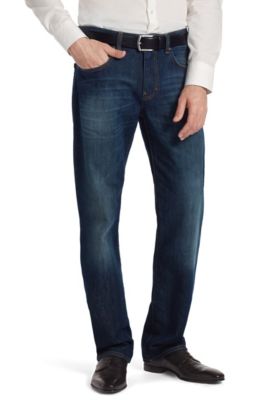 Moderne 5-pocket-jeans &acute;Kansas`van een katoenmix