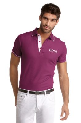 Polo shirt with stripe details 'Paddy Pro'